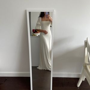 Reformation bridal stars dress ivory